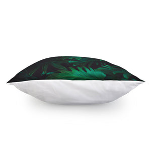 Tropical Fern Leaf Print Pillow Cover