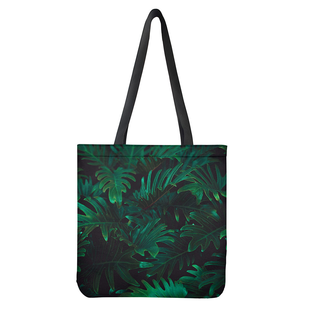 Tropical Fern Leaf Print Tote Bag