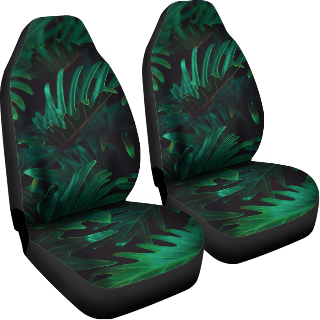 Tropical Fern Leaf Print Universal Fit Car Seat Covers