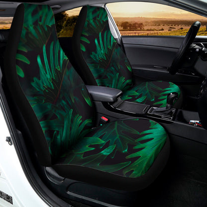 Tropical Fern Leaf Print Universal Fit Car Seat Covers
