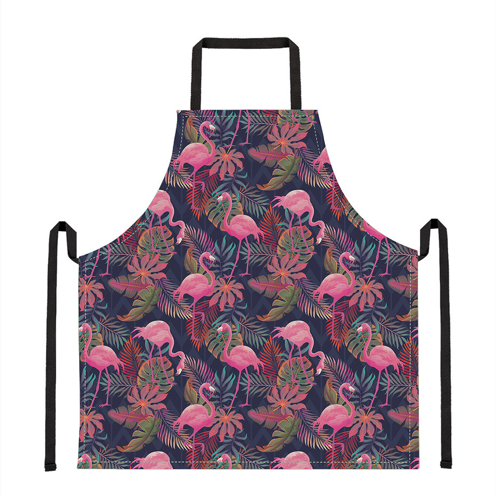 Tropical Flamingo Aloha Pattern Print Apron