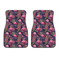 Tropical Flamingo Aloha Pattern Print Front Car Floor Mats