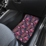 Tropical Flamingo Aloha Pattern Print Front Car Floor Mats