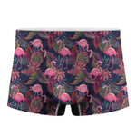 Tropical Flamingo Aloha Pattern Print Men's Boxer Briefs