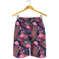 Tropical Flamingo Aloha Pattern Print Men's Shorts