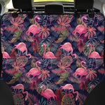 Tropical Flamingo Aloha Pattern Print Pet Car Back Seat Cover