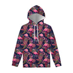 Tropical Flamingo Aloha Pattern Print Pullover Hoodie