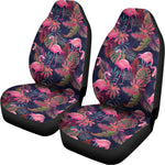 Tropical Flamingo Aloha Pattern Print Universal Fit Car Seat Covers