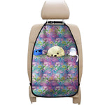 Tropical Flamingo And Hibiscus Print Car Seat Organizers