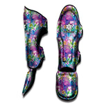 Tropical Flamingo And Hibiscus Print Muay Thai Shin Guard
