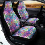 Tropical Flamingo And Hibiscus Print Universal Fit Car Seat Covers