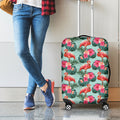 Tropical Floral Flamingo Pattern Print Luggage Cover