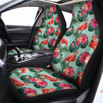 Tropical Floral Flamingo Pattern Print Universal Fit Car Seat Covers