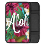 Tropical Flower Aloha Print Car Center Console Cover