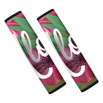 Tropical Flower Aloha Print Car Seat Belt Covers