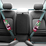 Tropical Flower Aloha Print Car Seat Belt Covers
