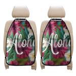 Tropical Flower Aloha Print Car Seat Organizers