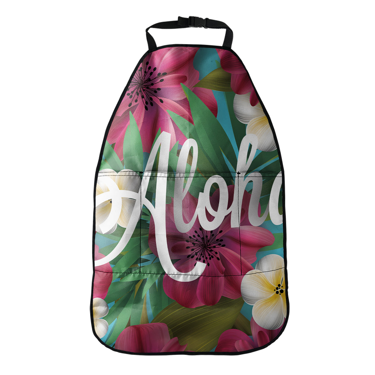 Tropical Flower Aloha Print Car Seat Organizers
