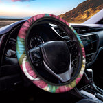 Tropical Flower Aloha Print Car Steering Wheel Cover
