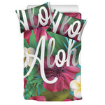 Tropical Flower Aloha Print Duvet Cover Bedding Set