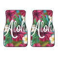 Tropical Flower Aloha Print Front Car Floor Mats