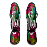 Tropical Flower Aloha Print Muay Thai Shin Guard