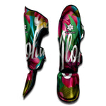 Tropical Flower Aloha Print Muay Thai Shin Guard