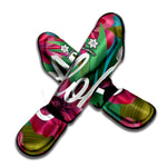 Tropical Flower Aloha Print Muay Thai Shin Guard
