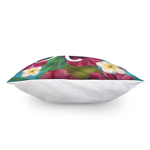 Tropical Flower Aloha Print Pillow Cover