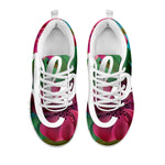 Tropical Flower Aloha Print White Sneakers