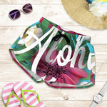 Tropical Flower Aloha Print Women's Shorts