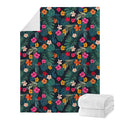 Tropical Flowers Hawaii Pattern Print Blanket