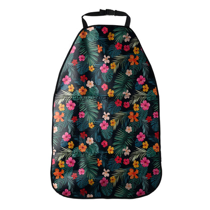 Tropical Flowers Hawaii Pattern Print Car Seat Organizers