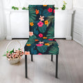 Tropical Flowers Hawaii Pattern Print Dining Chair Slipcover