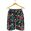 Tropical Flowers Hawaii Pattern Print Men's Shorts