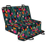 Tropical Flowers Hawaii Pattern Print Pet Car Back Seat Cover
