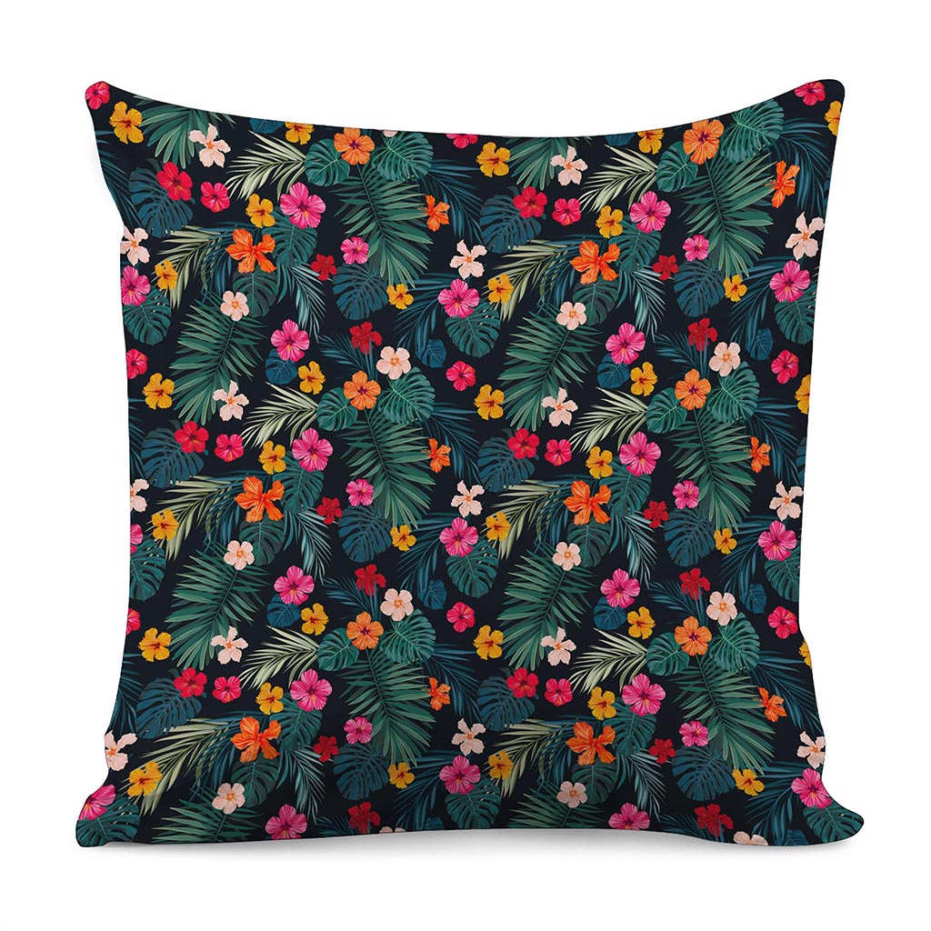 Tropical Flowers Hawaii Pattern Print Pillow Cover
