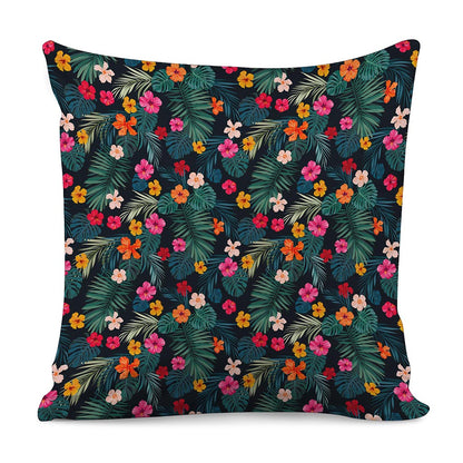 Tropical Flowers Hawaii Pattern Print Pillow Cover