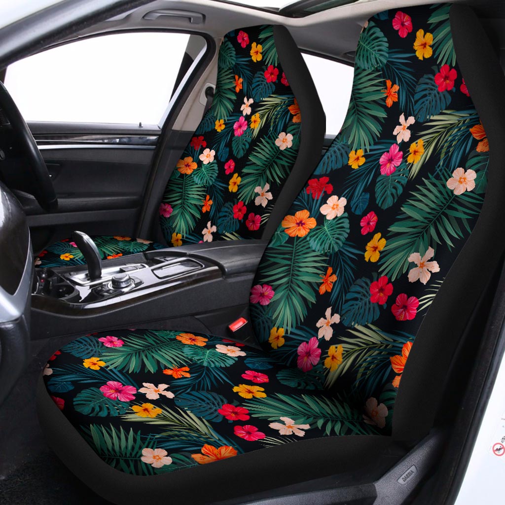 Tropical Flowers Hawaii Pattern Print Universal Fit Car Seat Covers