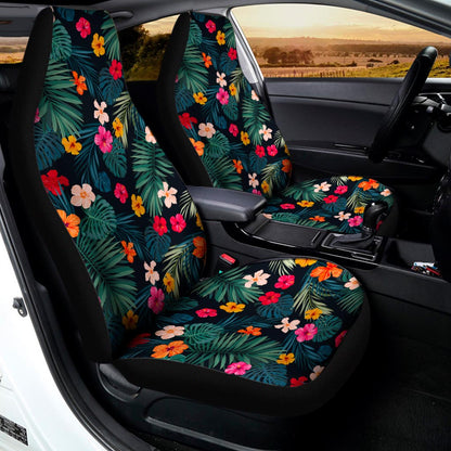 Tropical Flowers Hawaii Pattern Print Universal Fit Car Seat Covers