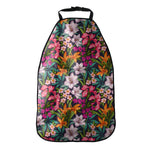 Tropical Flowers Pattern Print Car Seat Organizers