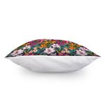 Tropical Flowers Pattern Print Pillow Cover