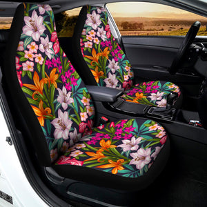 Tropical Flowers Pattern Print Universal Fit Car Seat Covers