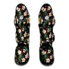 Tropical Frangipani Flower Print Muay Thai Shin Guard