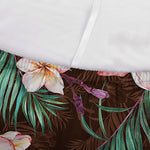 Tropical Frangipani Flower Print Sofa Cover