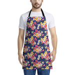 Tropical Frangipani Plumeria Print Apron