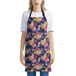 Tropical Frangipani Plumeria Print Apron