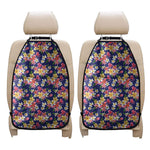Tropical Frangipani Plumeria Print Car Seat Organizers