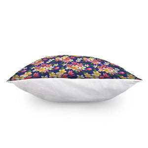 Tropical Frangipani Plumeria Print Pillow Cover