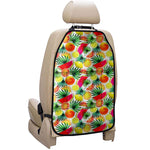 Tropical Fruit Leaf Pattern Print Car Seat Organizers